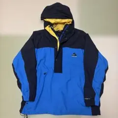 90s ナイキ ACG ハーフジップ アノラック ナイロンジャケット 青 XL