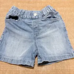 西松屋 エルフィンドール クラシック ショートパンツ120 黒 ストレッチ