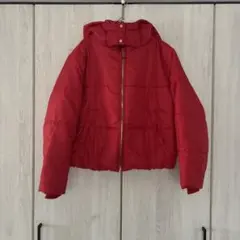 ダウンジャケット 赤