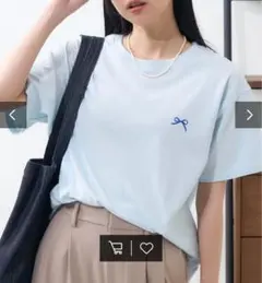 FREAK'S STORE › ワンポイントリボン刺繍 ベーシックTシャツ