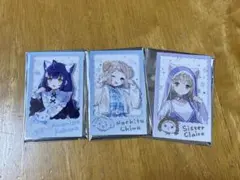 にじさんじわんにゃんdays ランダムチェキ風カード　レア2、ノーマル1枚セット