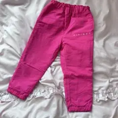 【minimal】裏フリースナイロンパンツ ピンク100