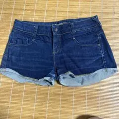 ZARA デニムショートパンツ ブルー　M