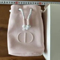 DIOR ディオール ピンク ドローストリングポーチのサムネイル