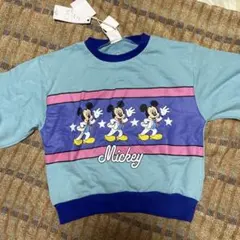 新品　未使用　ミッキーマウス　ディズニー　トレーナー　110