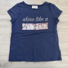 COSTCO 120㎝ スパンコール 半袖Tシャツのサムネイル