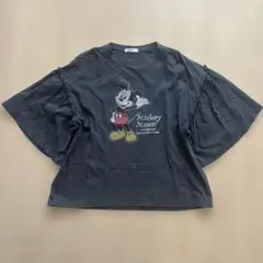 Disney ミッキーマウス 半袖Tシャツ 5部フリル袖のサムネイル