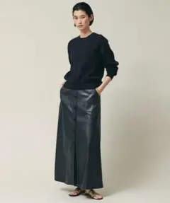 【美品】カレンソロジー　クリーミーコットンプルオーバー　ネイビー Curensology（カレンソロジー）の「Curensology(カレンソロジー