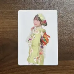 櫻井優衣　振袖　トレカ　FRUITS ZIPPER