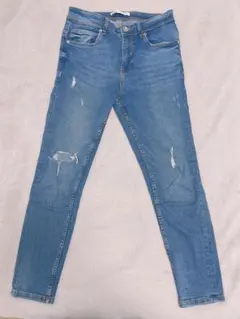 ZARA ダメージデニム スキニー W30 メンズ ジーンズ ダメージ加工