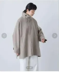 新品タグ付き　かぐれ　ウールスタンドショートコート　アーバンリサーチドアーズ