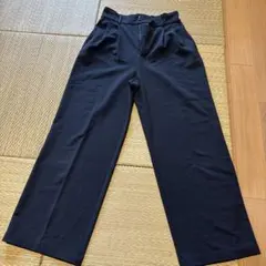 GLOBAL WORK ブラック ワイドパンツ M