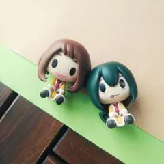 【ヒロアカ】一番くじ ちょこのっこ 文化祭 麗日お茶子 蛙吹梅雨 フィギュア