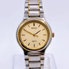 【美品／希少】SEIKO SPIRIT レディースウォッチ コンビカラー