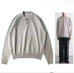 crepuscule 25aw m-g knit poloのサムネイル