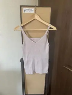 mystic ラメニットキャミソール