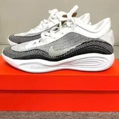 新品 NIKE ナイキ バスケットシューズ バッシュ スニーカー 25 白