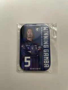 WINNING GAMBA 長方形缶バッチ ガンバ大阪 三浦弦太選手