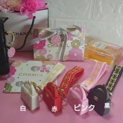 シャネル2026母の日ギフトBOX中＆ミニバッグキーホルダー1個 選べる4色