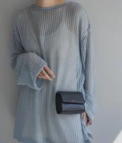 kastane カットレースカーディガン