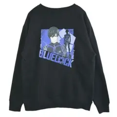 1468 【ブルーロック】トレーナー スウェット プルオーバー キッズ ネイビー