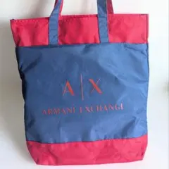 A|X ARMANI EXCHANGE ロゴ入 トートバッグ ノベルティ