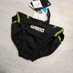 R140サイズ メンズ 競泳水着 アリーナ arena 競パン ブラック/黄のサムネイル