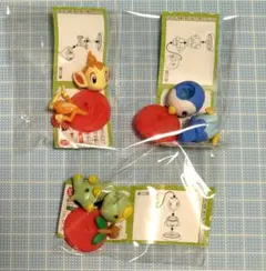 ポケモン チョコエッグ 旅立ちの3匹 ヒコザル ポッチャマ ナエトル