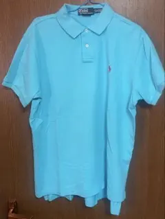 Polo by Ralph Lauren 水色 ポロシャツ Lサイズ
