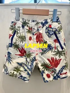 【LAPSEN】キッズ 花柄 半ズボン・ハーフパンツ 120cm