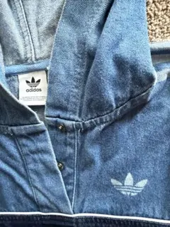 adidas デニム フーディー ジャケット