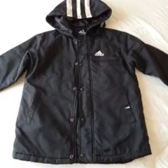 値下げ　子供服　adidas　コート　130cm　黒