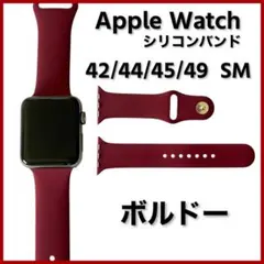 42 44 45 46 49 Apple Watch 交換バンド 赤 SM