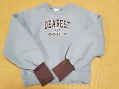 JENNI love トレーナー 140 ジェニィ 水色　ブルー　裏起毛