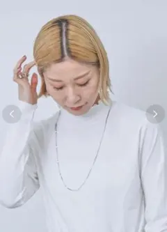 サマンサモスモスブルー シャーリング衿プルオーバー