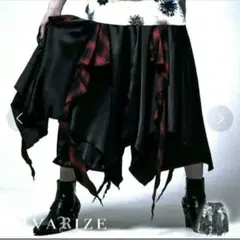 CIVARIZE/シヴァーライズ サスペンダー付きスカートレイヤードワイド