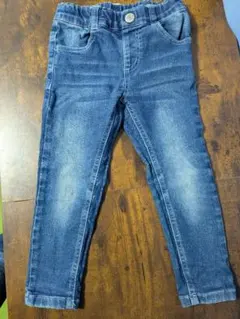 MPS Right onデニム青 100cmスキニー ストレッチ ウエストゴム