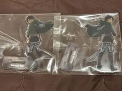 進撃の巨人 エレン・リヴァイ アクリルスタンド 2種セット