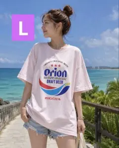 ORION オリオンビール ロゴ Tシャツ ピンク