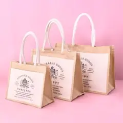 THREEPPY ジュート トートバッグのサムネイル