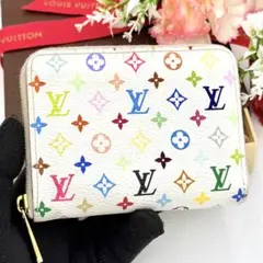 美品】ルイヴィトン マルチカラー モノグラム コインケース 名刺入