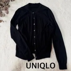 UNIQLO / 長袖カーディガン / ブラック / Sサイズ/冷房対策のサムネイル