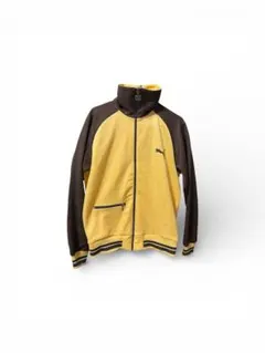 Puma ジップアップジャケット イエロー/ブラウン