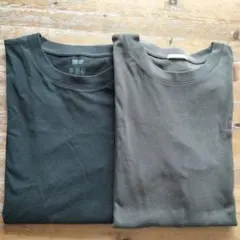 ユニクロ&GUメンズ長袖Tシャツ2枚セット