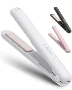 新品 ヘアアイロン コードレス 2WAY 18mm 200℃ TYPE-C 白