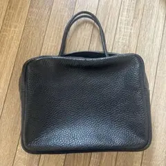 Aeta 黒 レザー ハンドバッグ 保存袋付き - メルカリ