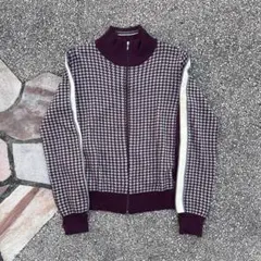 TAKEO KIKUCHI ドライバーズニット　ウール　ハイネック　ダブルジップ