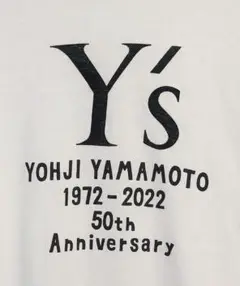 希少/非売品■Y's/ワイズ ヨウジヤマモト ノベルティ 50周年記念 Tシャツ