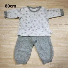 ユニクロ　パジャマ　キルティング　80cm