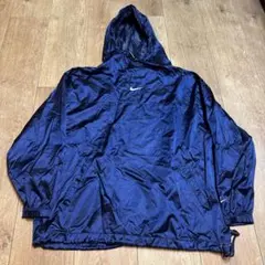 Nike ネイビー ナイロンパーカー　SIZE L